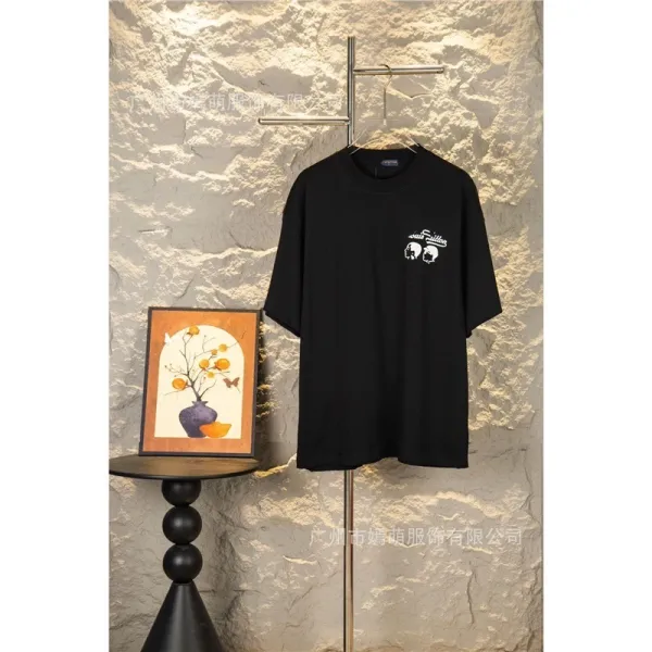 Design Graphic Print Black T-Shirt - 1