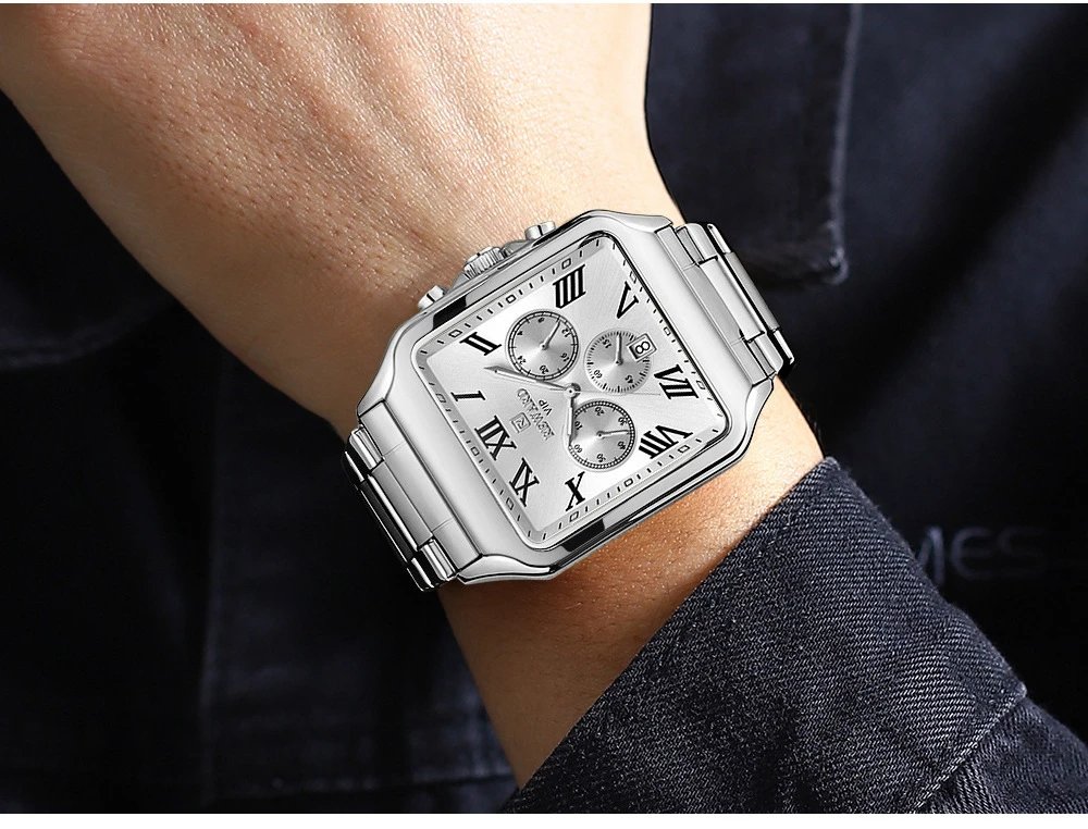 Design Reward VIP Chronograph Silver Stainless Steel Watch Watches - 4