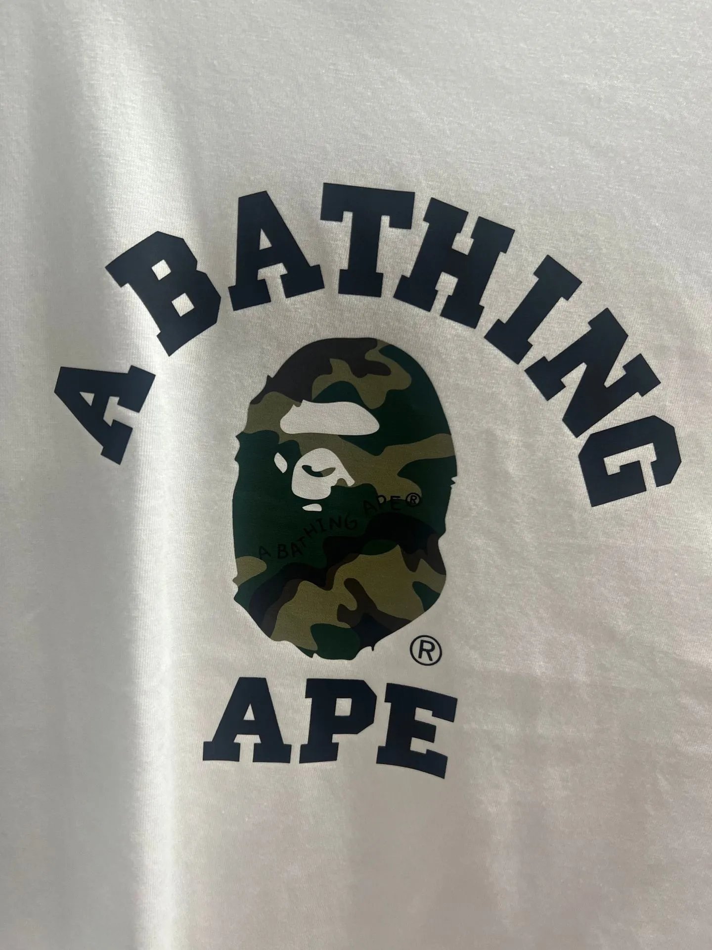 A Bathing Ape Camo Ape Head Black T-Shirt - 12