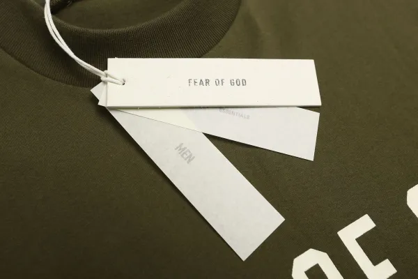 Fear of God Essentials Fear of God Print White T-Shirt - 37