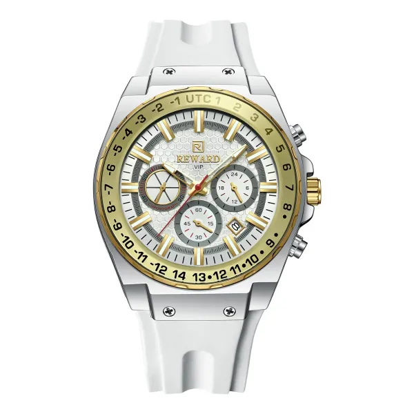 Design Reward VIP Chronograph White Gold Watch Watches - 1