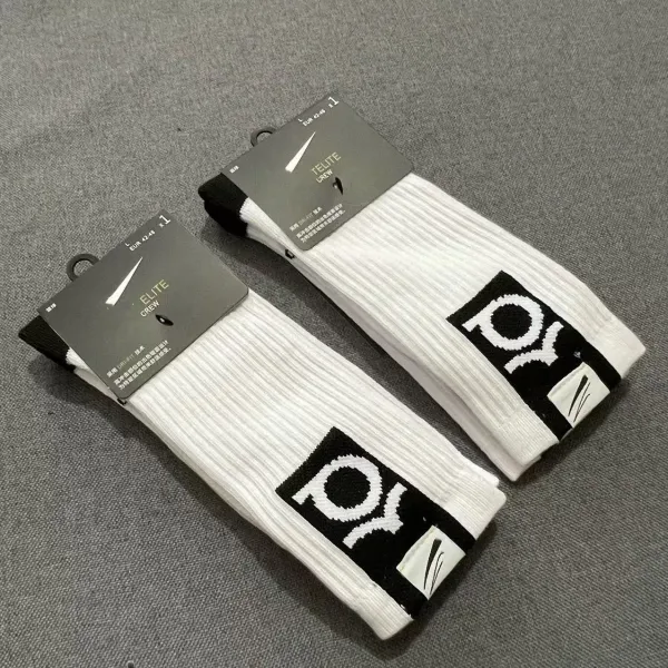 Nike Elite Crew Socks Black / White - 9