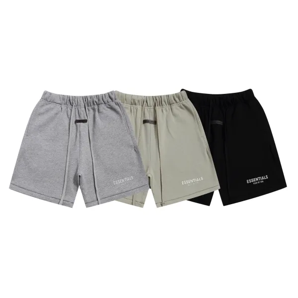 Fear of God Essentials Logo Shorts Black - 3