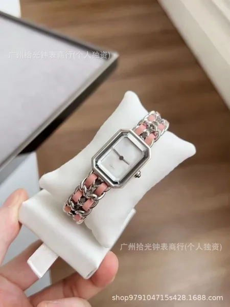Chanel Première Watch Black Dial Silver Chain Bracelet Watch Watches - 8