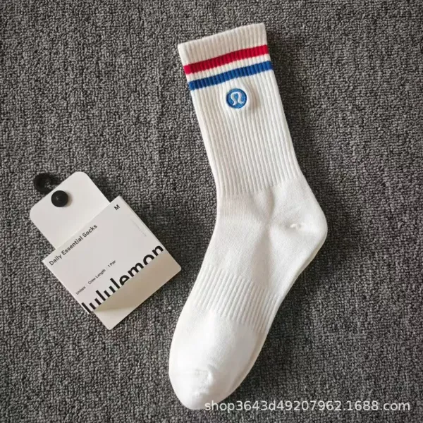 Lululemon Daily Essential Socks Black Crew - 3