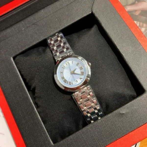 Design Mother-of-Pearl Dial Two-Tone Gold Silver Watch Watches - 7
