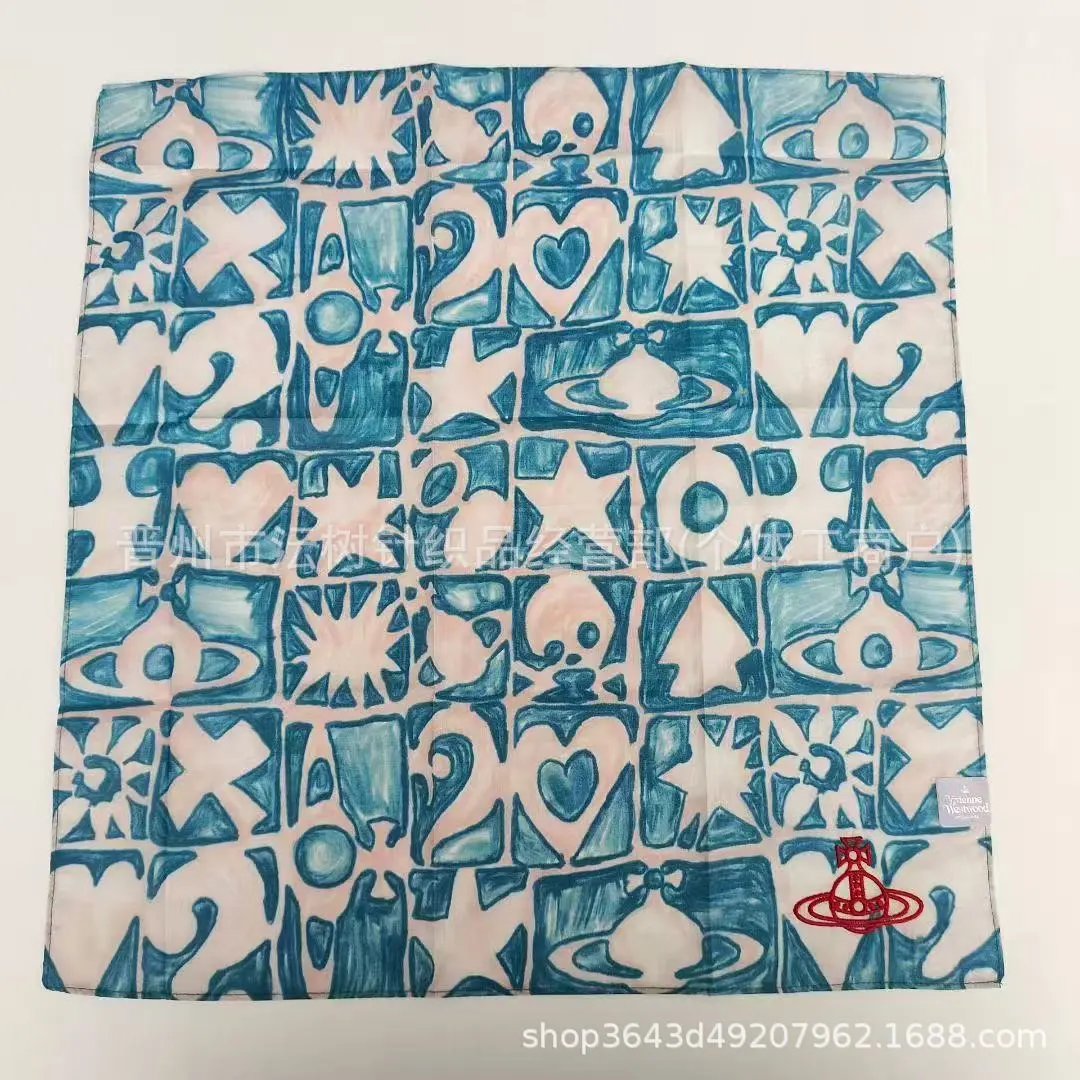 Vivienne Westwood Red Label Orb Print Silk Scarf Multicolor Scarves