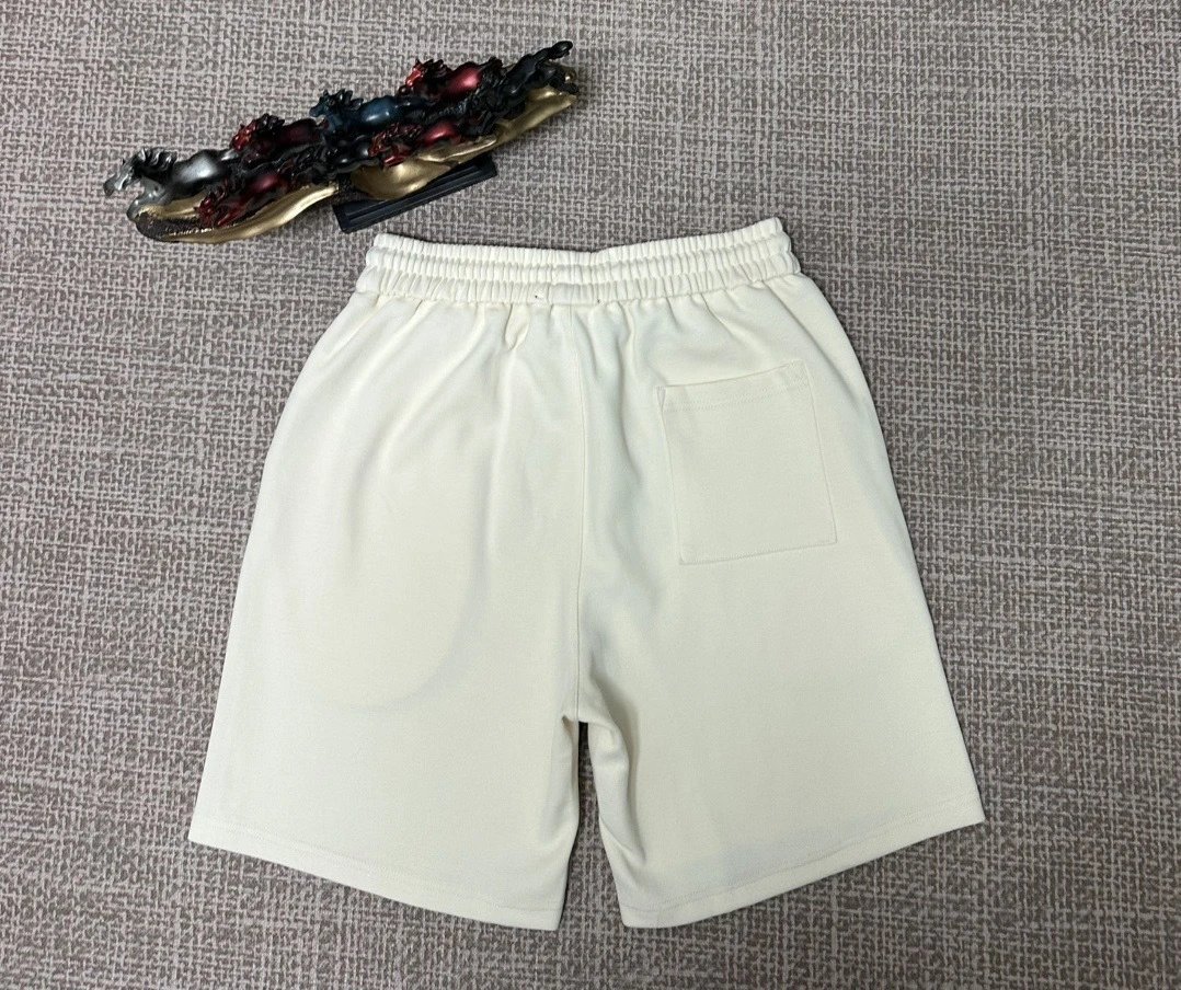Moncler Logo Stripe Shorts Beige - 27