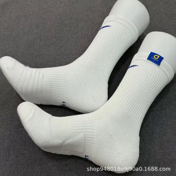 Design ORDA Michael White Crew Socks with Yellow Detail Socks - 10