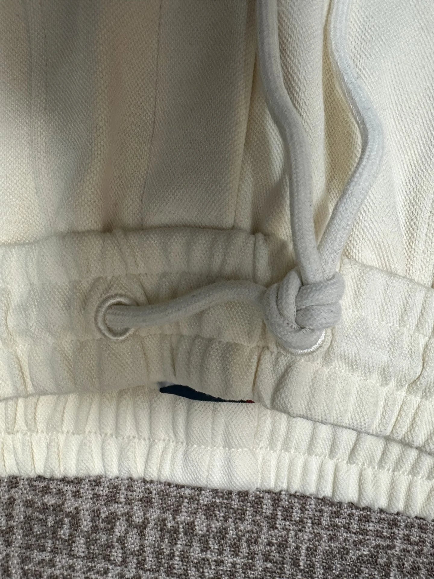 Moncler Logo Stripe Shorts Beige - 24