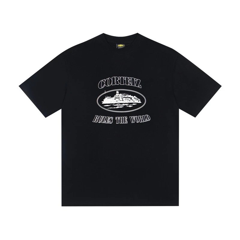 Denim Tears Floral Logo T-Shirt Navy - 33