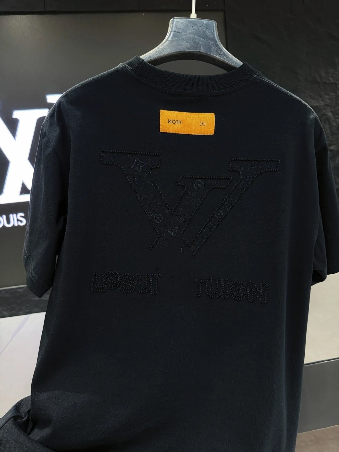 Louis Vuitton Embroidered Monogram V T-Shirt White - 19