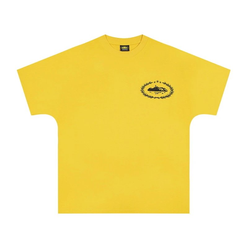 Denim Tears Floral Logo T-Shirt Navy - 49