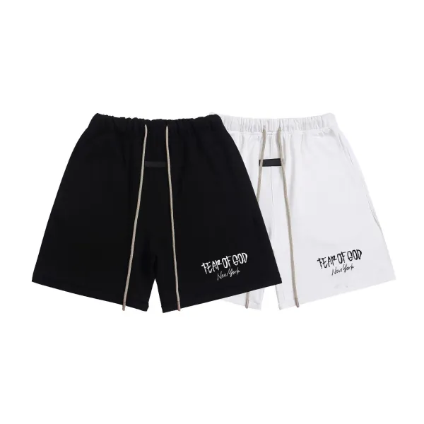Fear of God Essentials Logo Shorts Black - 6
