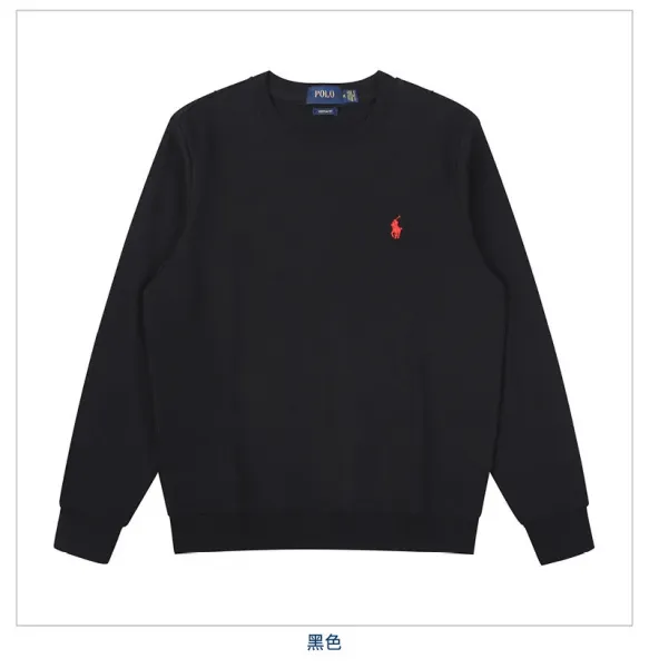 Polo Ralph Lauren Classic Fit Crewneck Sweatshirt Gray Sweater - 12