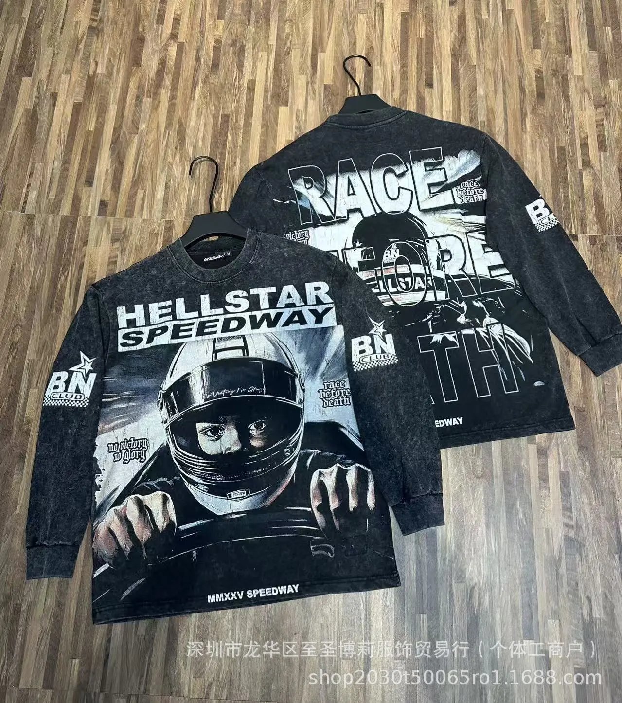 Hellstar Sports Graphic Long Sleeve T-Shirt Black - 37