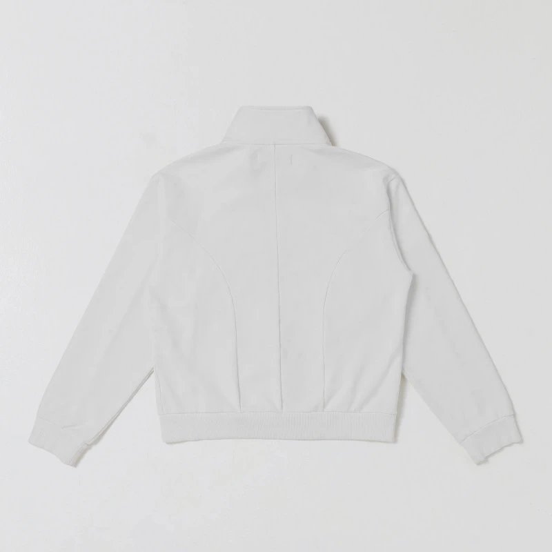 SMF SMFK White Zip-Up Jacket Outerwear.jacket - 13