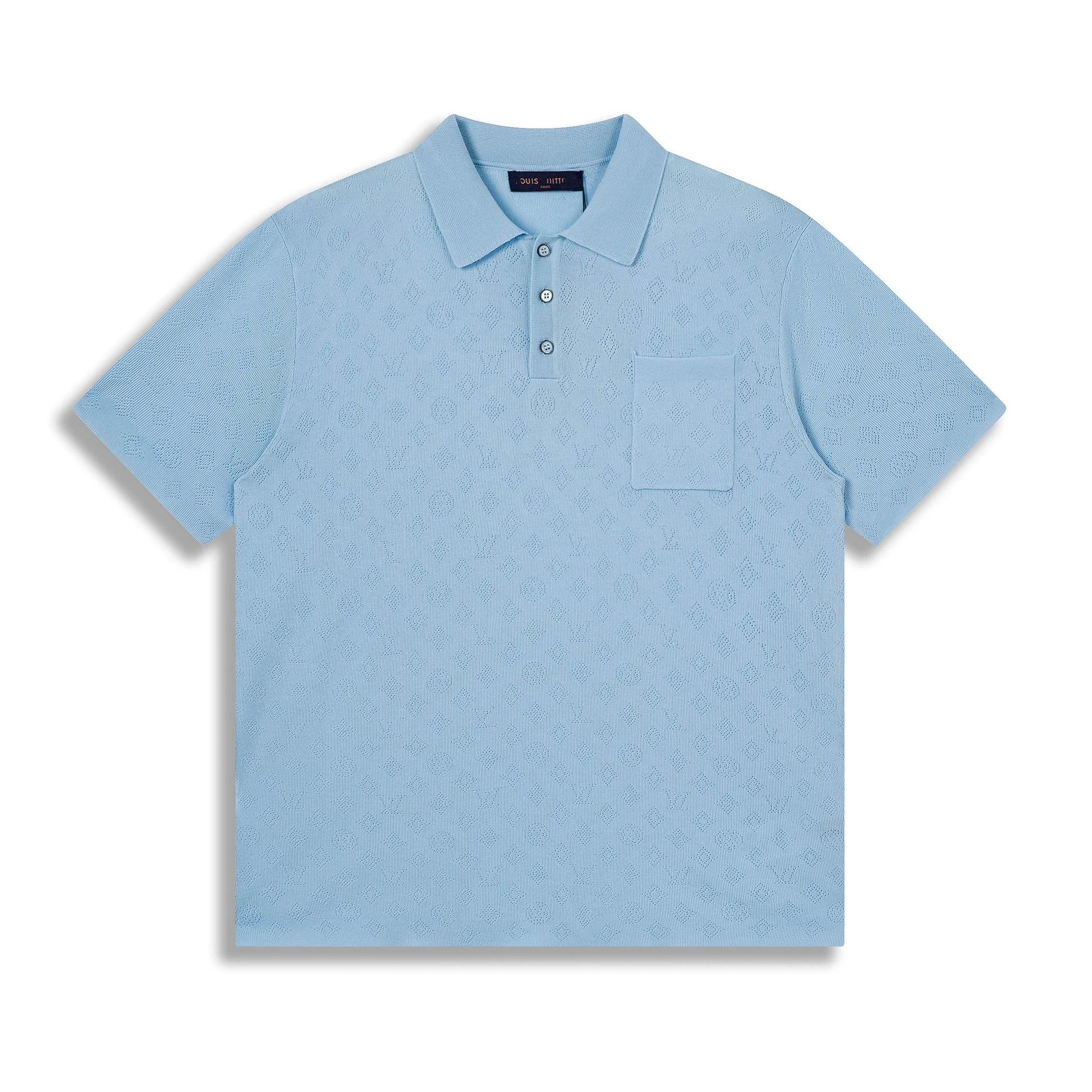 Louis Vuitton Monogram Embroidered Polo Black Polo Polo Shirt - 6