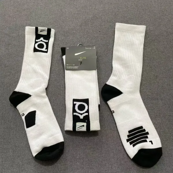 Nike Elite Crew Socks Black / White - 10
