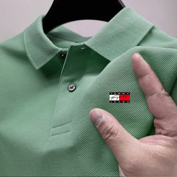 Tommy Hilfiger Tommy Jeans Polo Shirt Mint Green Piqué Polo Tops.polo - 1