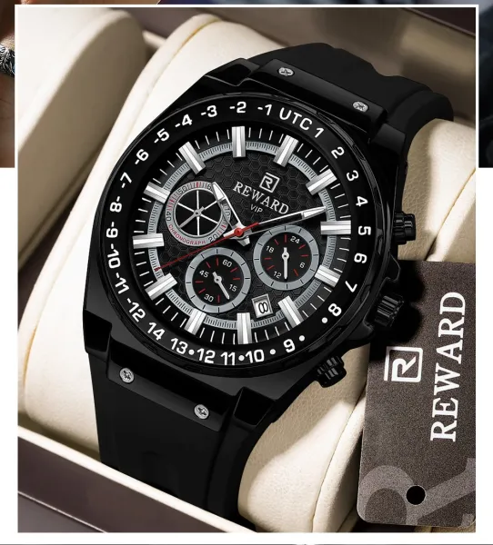 Design Reward VIP Chronograph White Gold Watch Watches - 19