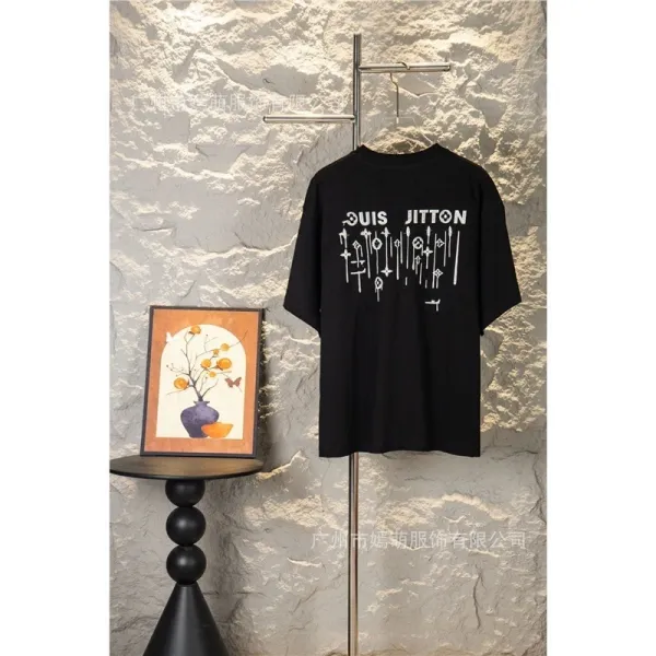 Design Jitton Graphic Print Black T-Shirt - 1