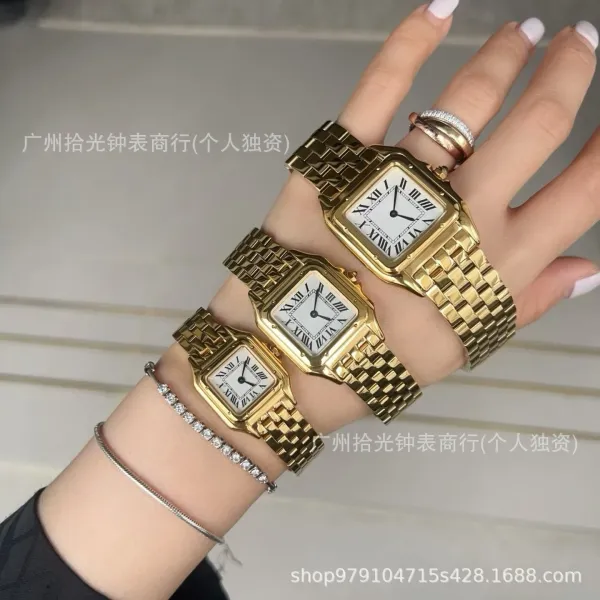 Cartier Santos Dumont Two-Tone Stainless Steel and Gold Watch Watches - 7