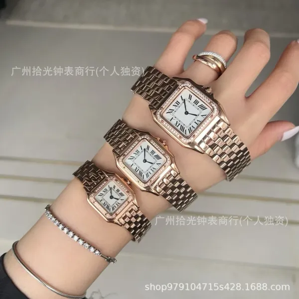 Cartier Santos Dumont Two-Tone Stainless Steel and Gold Watch Watches - 11