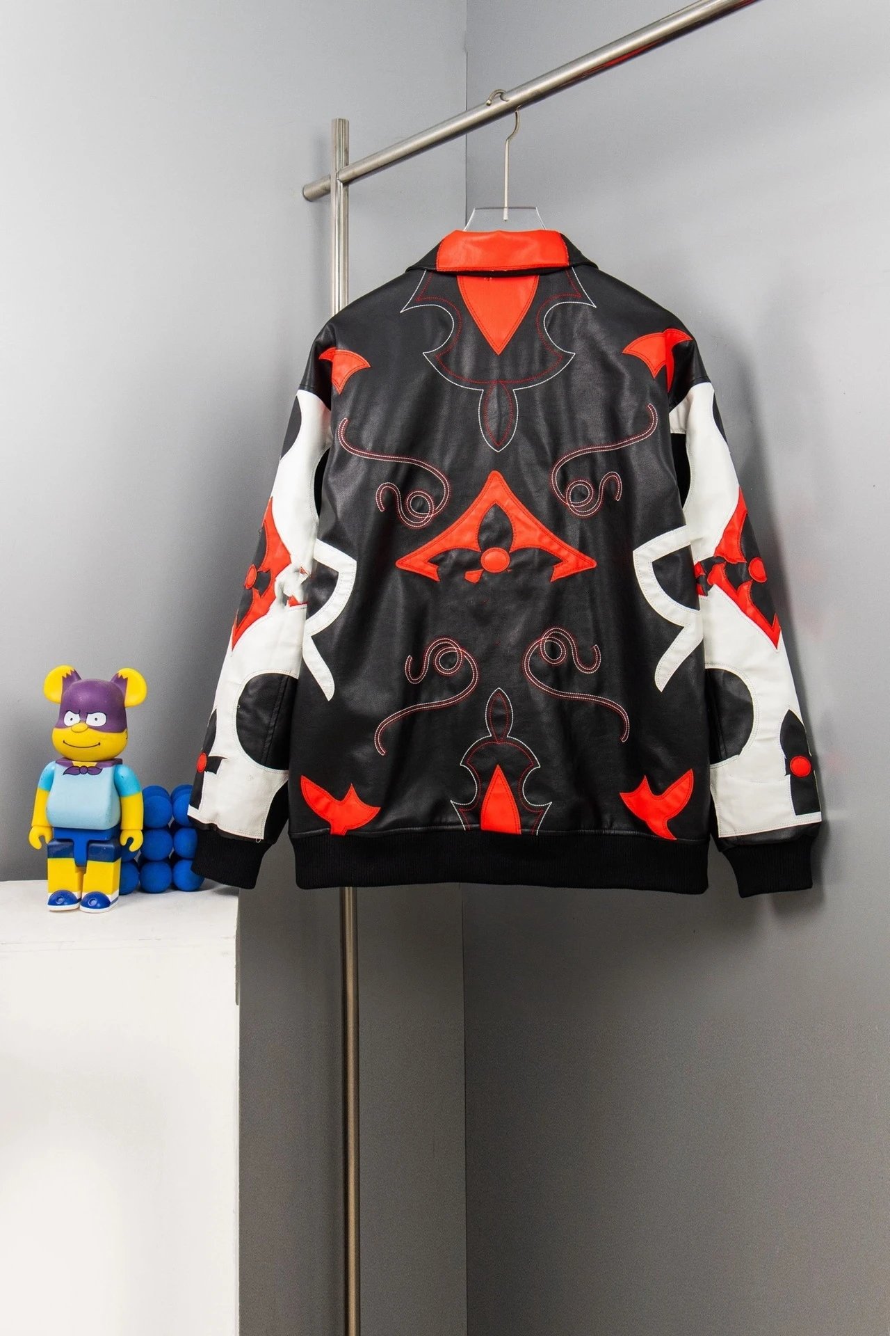 Givenchy Varsity Jacket Red and White Outerwear.jacket - 26