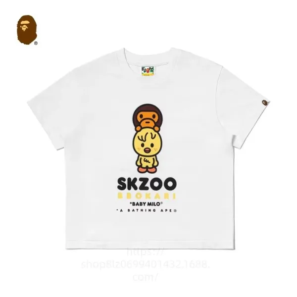A Bathing Ape x SKZOO Baby Milo White T-Shirt - 1