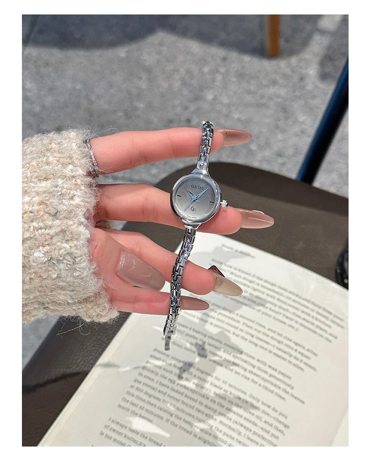 Gucci GUOU Silver-Tone Minimalist Link Bracelet Watch Watches - 18