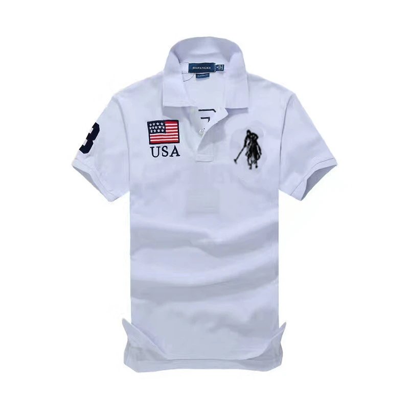 Polo Ralph Lauren Polo Shirt Dark Green with Union Jack and Polo Player - 13