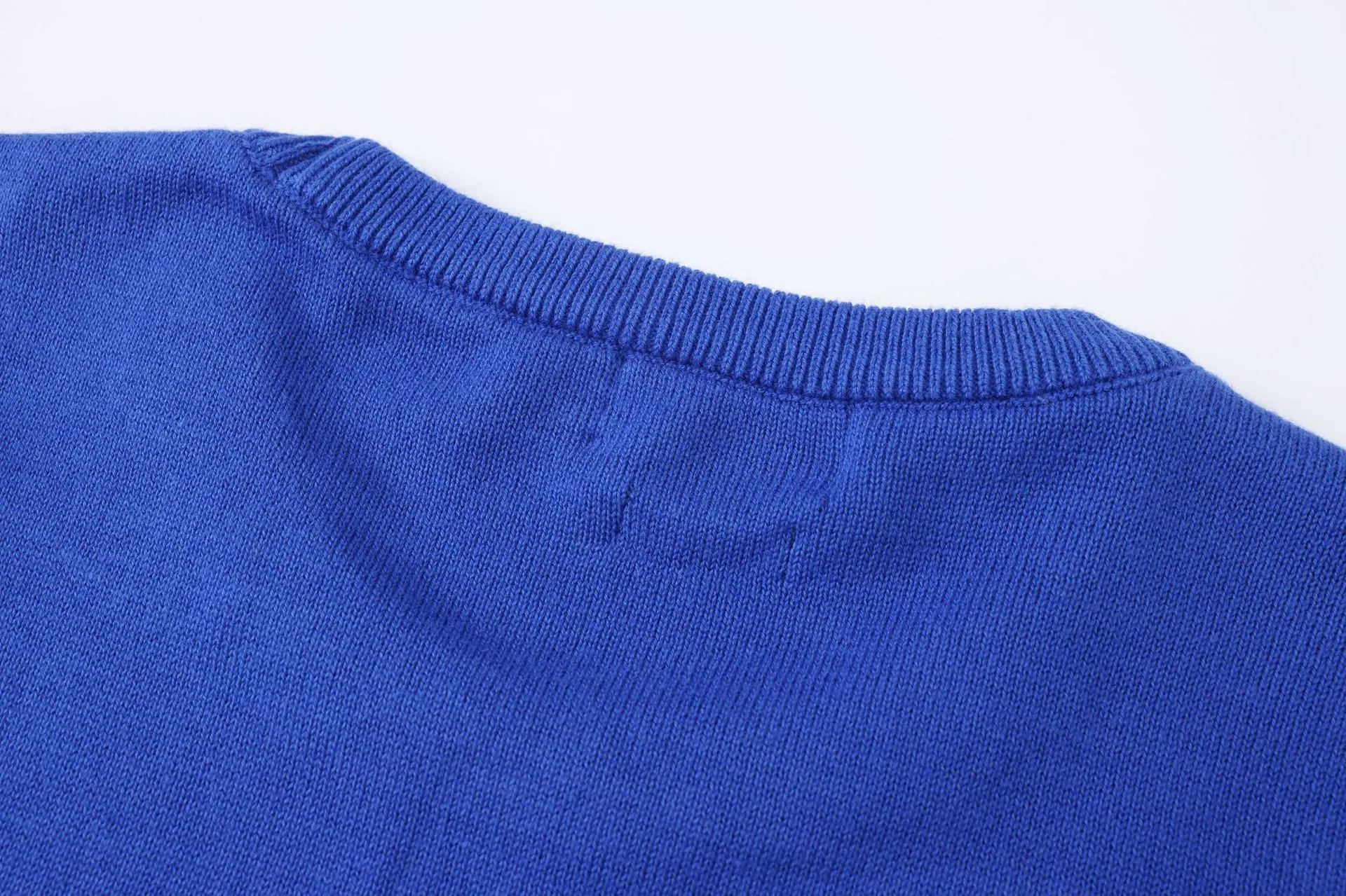 Design Classic Crewneck Sweater Royal Blue - 7