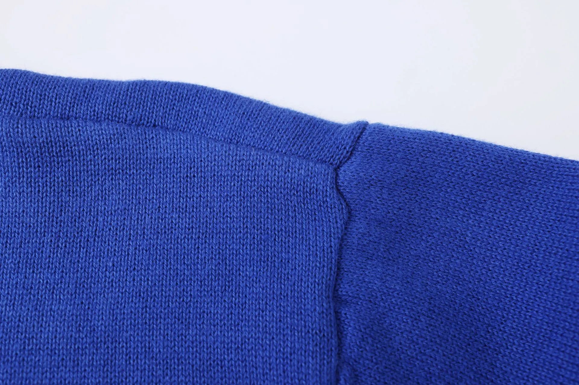 Design Classic Crewneck Sweater Royal Blue - 8