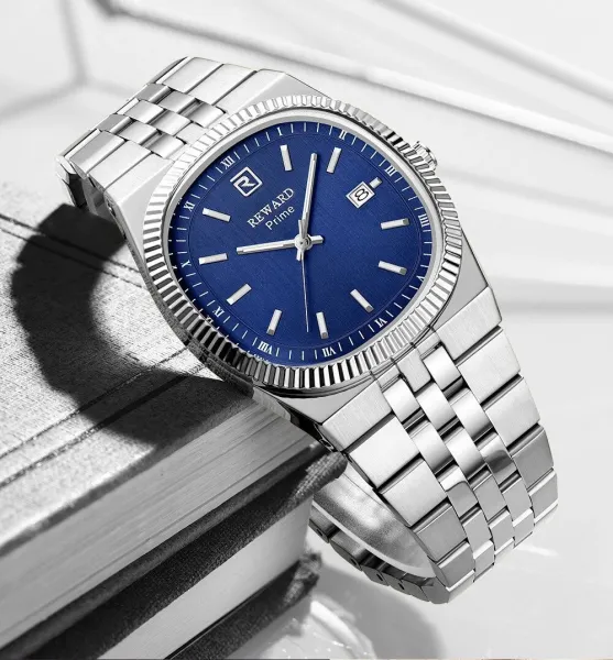 Design Reward Prime Black Stainless Steel Quartz Watch Watches - 7