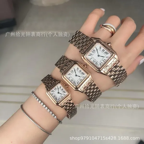 Cartier Santos Dumont Two-Tone Stainless Steel and Gold Watch Watches - 6