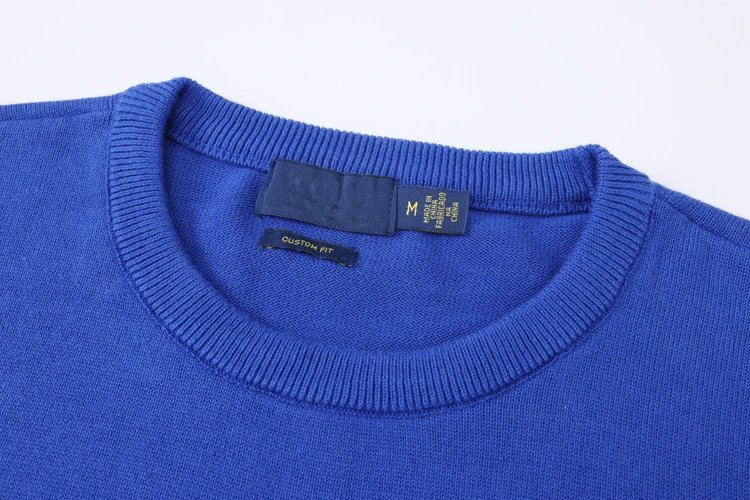 Design Classic Crewneck Sweater Royal Blue - 4