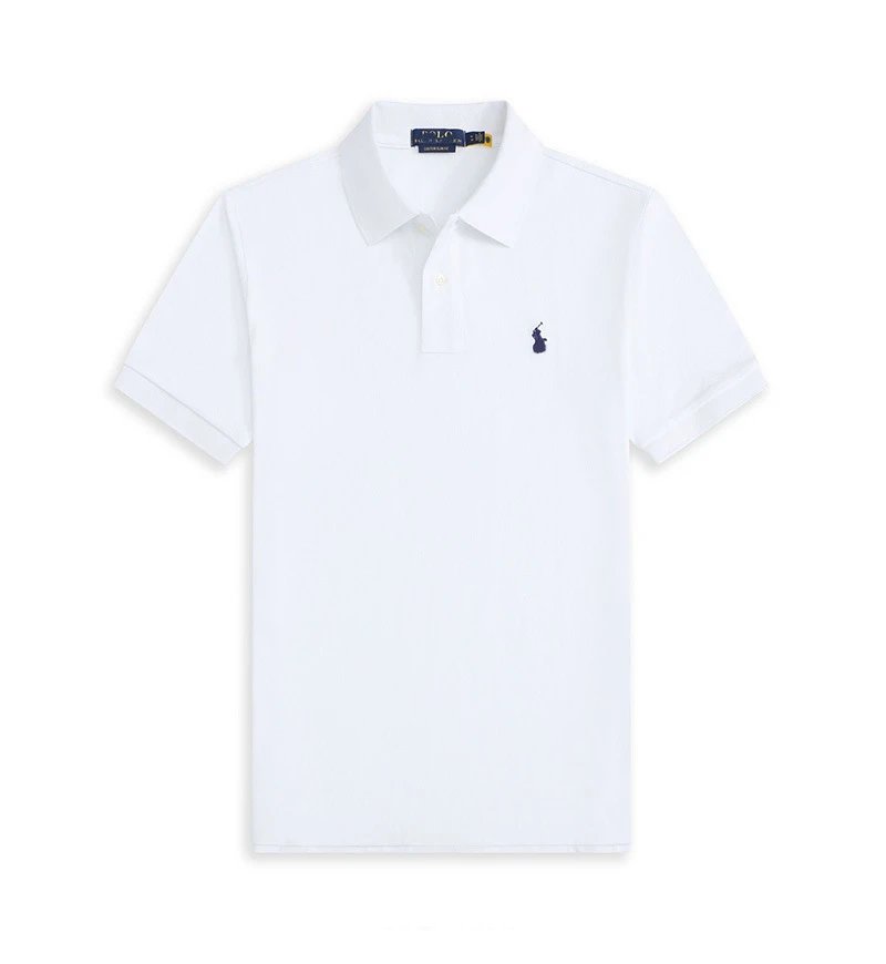 Design Polo Shirt Dark Gray with Green Logo Tops.polo - 4