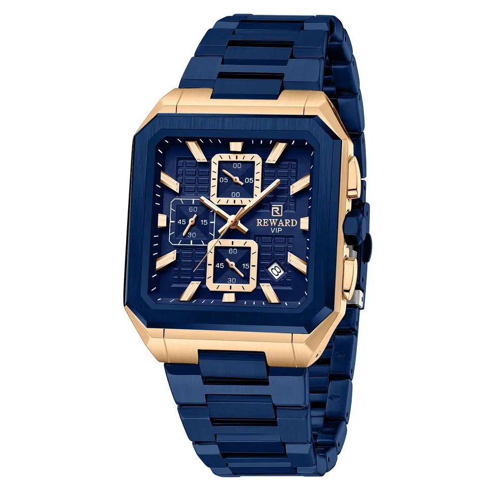 Reward VIP Chronograph Navy Blue and Gold Watch Watches