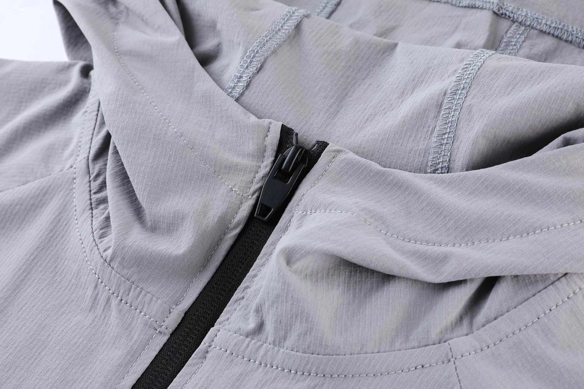 Nike Windrunner Hooded Jacket Gray Outerwear - 8