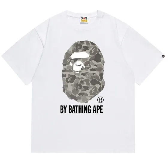 A Bathing Ape Red Camo Big Ape Head T-Shirt - 42