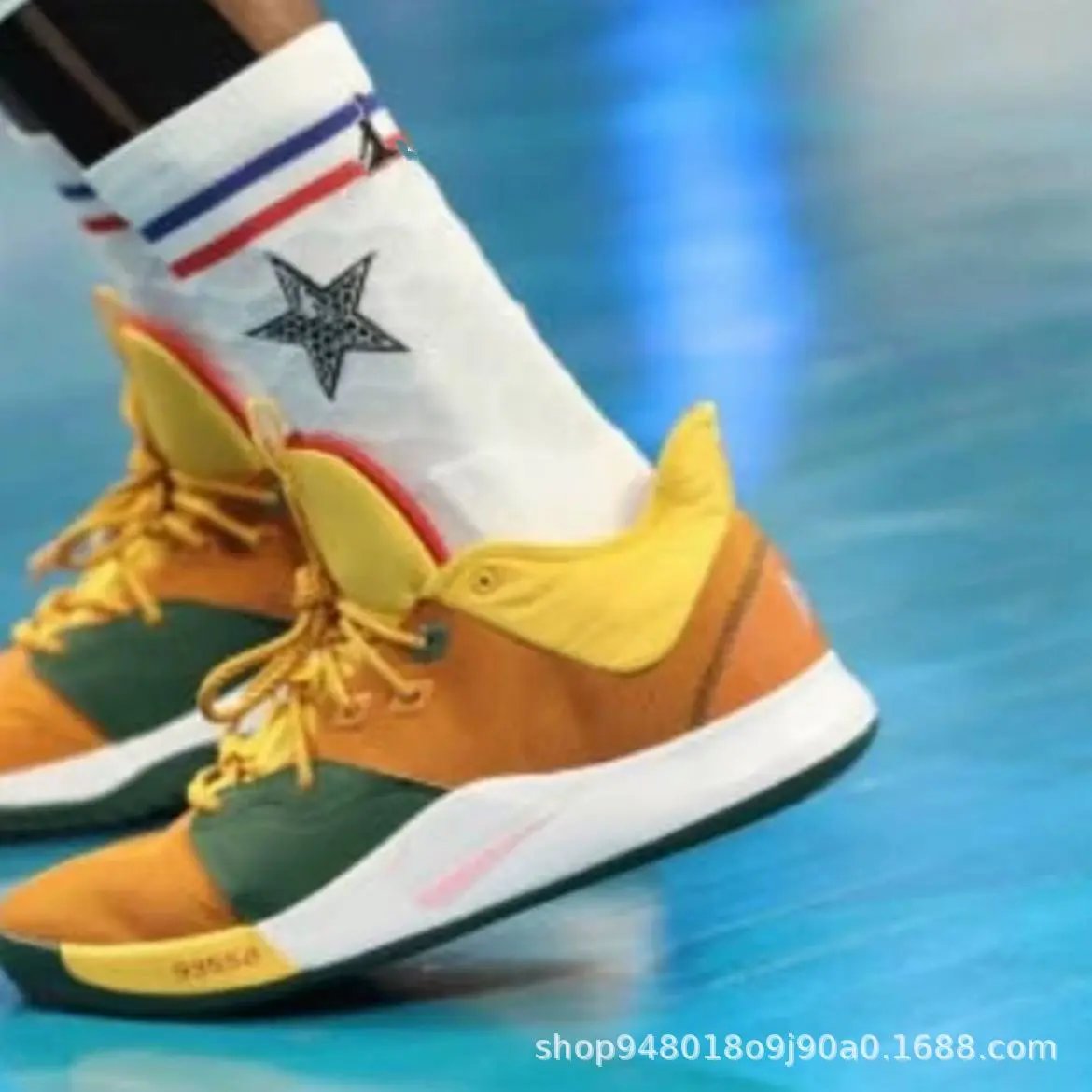 Design Star Logo Crew Socks White - 3
