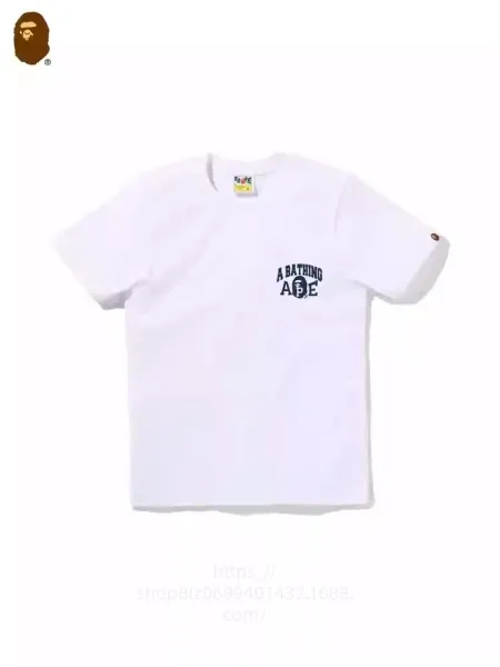 A Bathing Ape Arch Logo T-Shirt White - 1