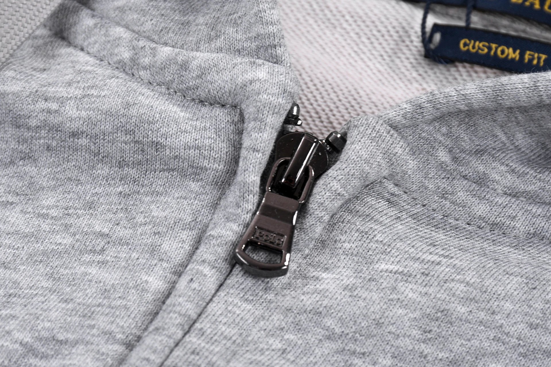 Polo Ralph Lauren Pixelated Pony Zip-Up Hoodie Navy - 3