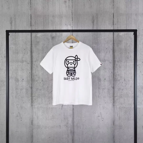 A Bathing Ape Baby Milo White T-Shirt - 1