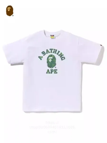 A Bathing Ape Arch Logo T-Shirt White - 1