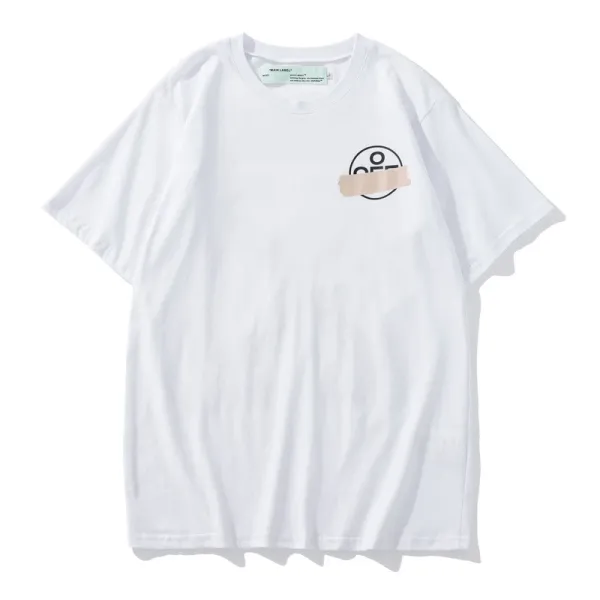 Off-White Tape Logo Graphic T-Shirt White - 1