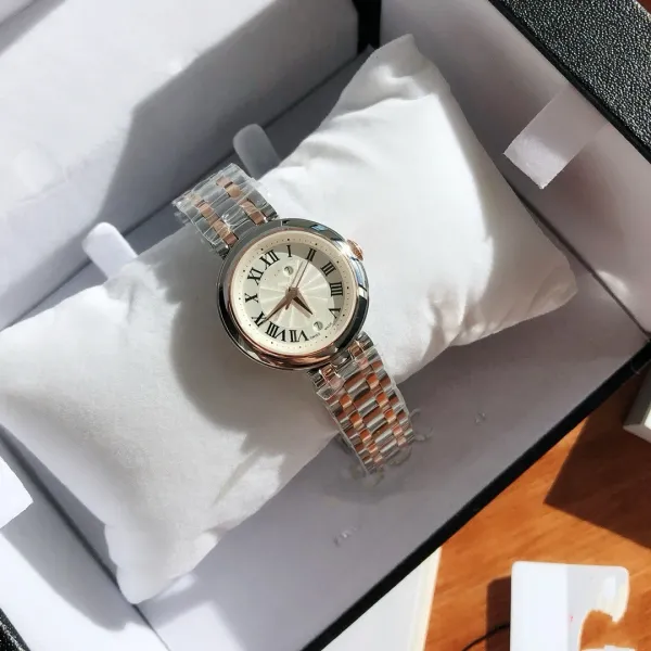 Design Mother-of-Pearl Dial Two-Tone Gold Silver Watch Watches - 3