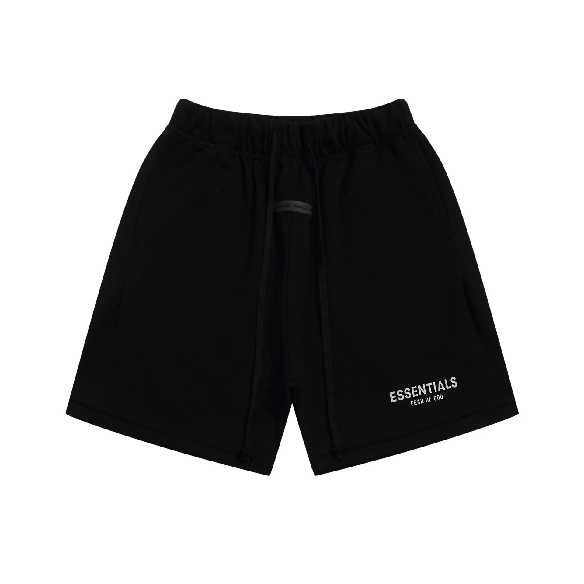Fear of God Essentials Logo Shorts Black - 1