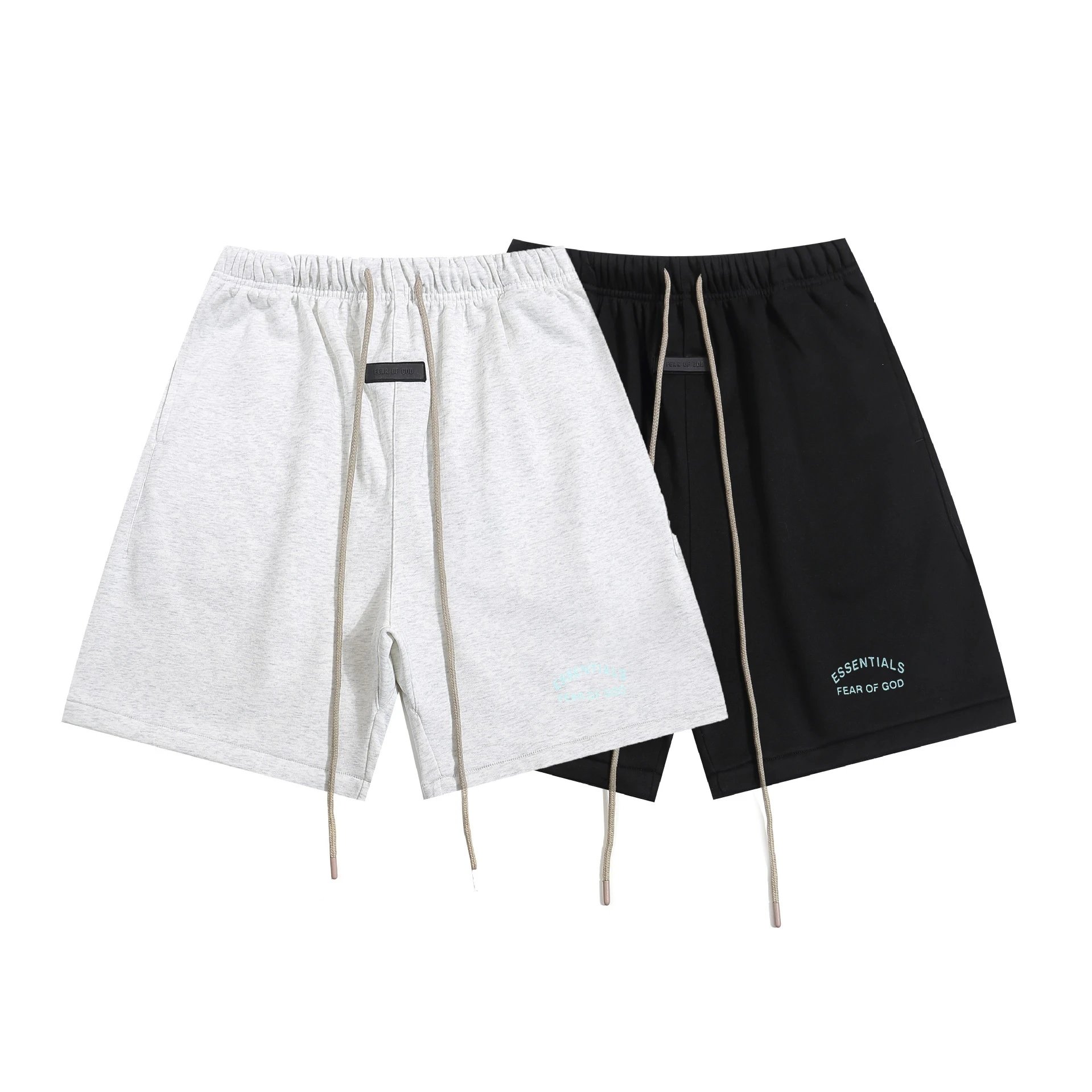 Fear of God Essentials Logo Shorts Black - 4
